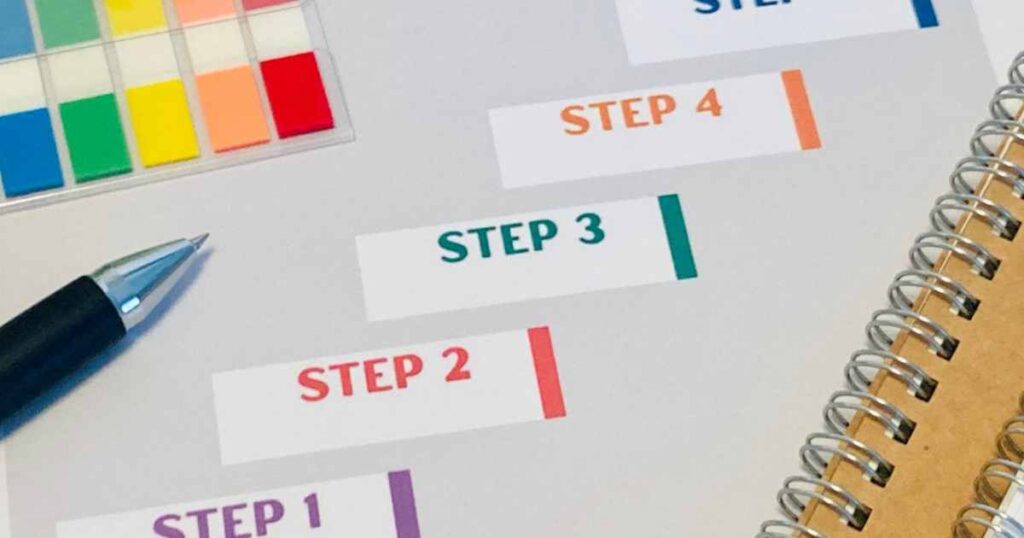 挫折しない片づけ計画表の作り方を5ステップで解説